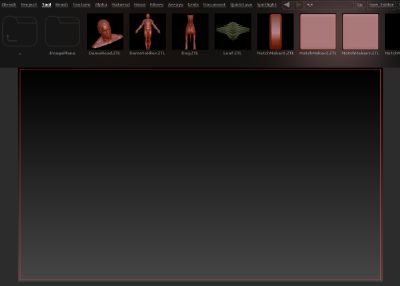 ZBrush 4R7θĹ^(q)ɫ